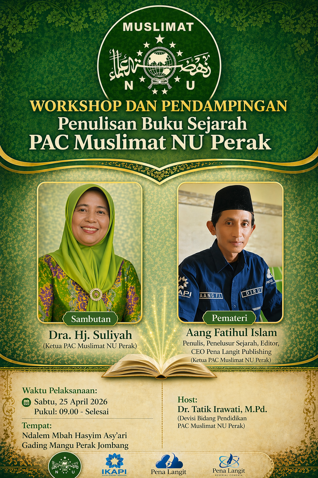 Gerakan Penulisan Sejarah Digelorakan, Muslimat NU Perak Mulai Abadikan Jejak Perjuangan